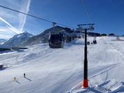 View from the Maiskogelbahn of Maiskogel and Kitzsteinhorn