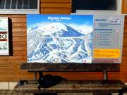 Panorama board at the valley station