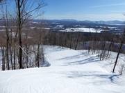 Challenging slope at Mont Spruce