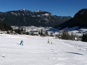 Easy slopes in the valley in Gosau