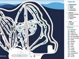 Trail map Vallée du Parc