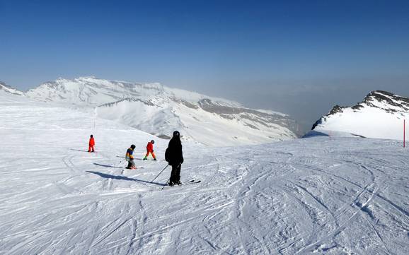 Biggest height difference in the Glarus Alps – ski resort Laax/Flims/Falera