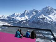 Skyline Walk (Birg) with a view of the Eiger, Mönch and Jungfrau