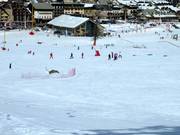 Secured beginner area in Montgenèvre
