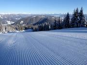 Very good slope grooming