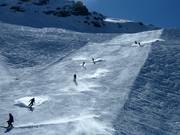 Black slope 25 in Sauze d'Oulx