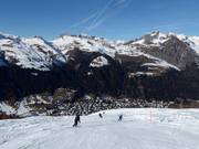 View from the slopes of Davos