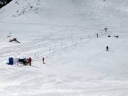 Practice lift of the ski school at the mountain station