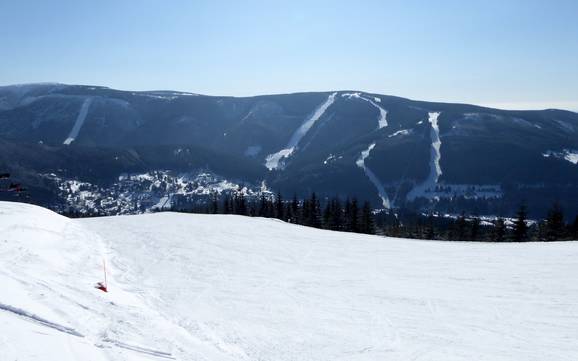Western Sudetes: size of the ski resorts – Size Špindlerův Mlýn