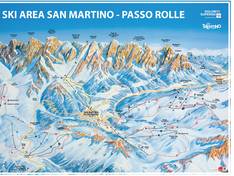 Trail map Passo Cereda