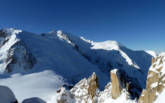 Biggest height difference in Rhône-Alpes – ski resort Aiguille du Midi (Chamonix)