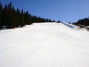 Practice area at the Galagynten platter lift