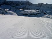 Morning corduroy at Dôme des Petites Rousses
