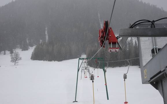 Highest base station on the Carnic Main Crest – ski resort Kanterlift – Kartitsch