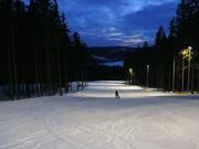 Night skiing resort Lipno