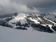 View of the slopes at Prarion