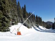 Snow-making lance in the ski resort of Kopaonik