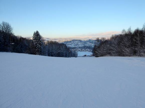 Easy slope at the Solla ski lift