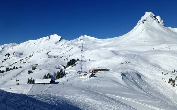 Skiing in the Bregenz Forest Mountains