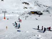 Beginner area at the mid-station