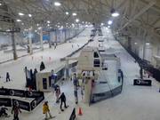 View of the complete Big Snow American Dream indoor ski area
