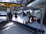 The staff is always present at the entry point.