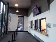 Well-maintained ticket area at the Tofana valley station