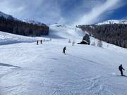 Wonderfully wide Mitterhaus run on the Planai