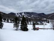 View over the ski resort of Stoneham.