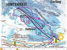 Trail map Hinterreit