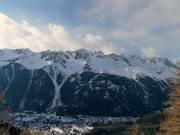 View of the Brévent-Flégère ski area