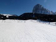 Beginner slopes at Monte Pana
