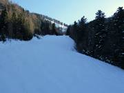 Descent from the Unternbergalm