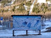 Slope map in the valley