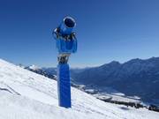 High-performance snow cannon at Zettersfeld