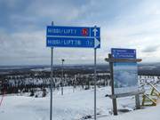 Signposting of the slopes