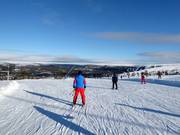 Ski trail from the West Express mountain station