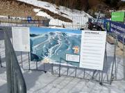 Slope map at the valley station