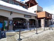 Well-maintained ticket area