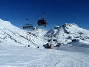 Weibermahdbahn - Combined installation (8 pers. chair and 10 pers. gondola) with seat heating