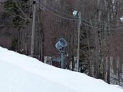 Snow cannon in the Stoneham ski resort