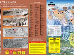 Trail map Kicking Horse – Golden
