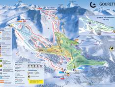 Trail map Gourette (Eaux Bonnes)