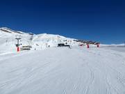 Wide practice slope at the Stafellift