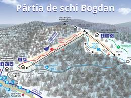 Trail map Bogdán