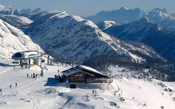 Skiing near Sonnenalm