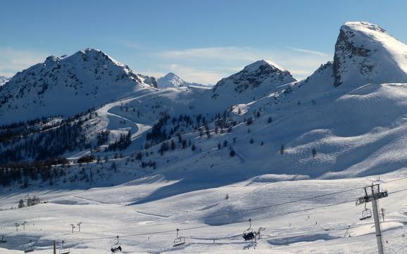 Biggest ski resort in the Vallée de la Guisane – ski resort Serre Chevalier – Briançon/Chantemerle/Villeneuve-la-Salle/Le Monêtier-les-Bains