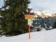 Slope signage
