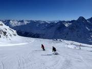 Slopes on the Corvatsch Glacier