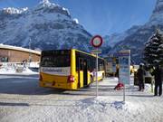 Ski bus in Grindelwald